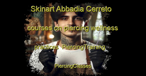 Skinart Abbadia Cerreto courses on piercing wellness practices | #PiercingTraining #PiercingClasses #SkinartTraining-Italy