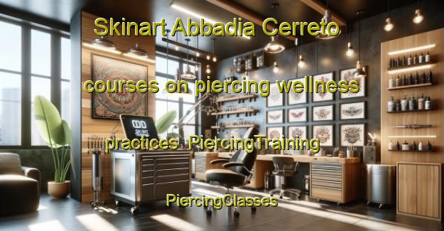 Skinart Abbadia Cerreto courses on piercing wellness practices | #PiercingTraining #PiercingClasses #SkinartTraining-Italy