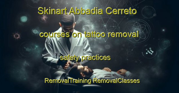 Skinart Abbadia Cerreto courses on tattoo removal safety practices | #RemovalTraining #RemovalClasses #SkinartTraining-Italy