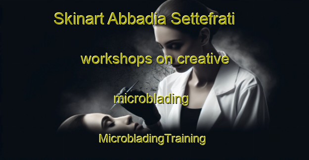 Skinart Abbadia Settefrati workshops on creative microblading | #MicrobladingTraining #MicrobladingClasses #SkinartTraining-Italy