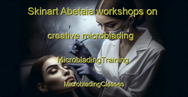 Skinart Abetaia workshops on creative microblading | #MicrobladingTraining #MicrobladingClasses #SkinartTraining-Italy