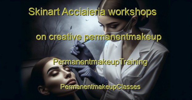 Skinart Acciaieria workshops on creative permanentmakeup | #PermanentmakeupTraining #PermanentmakeupClasses #SkinartTraining-Italy