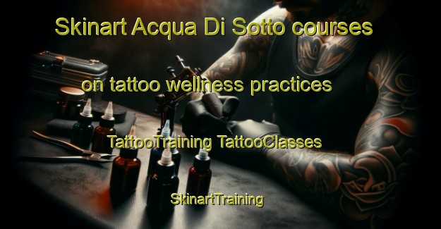 Skinart Acqua Di Sotto courses on tattoo wellness practices | #TattooTraining #TattooClasses #SkinartTraining-Italy