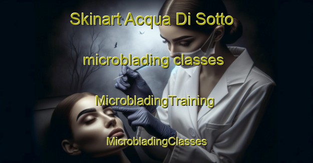 Skinart Acqua Di Sotto microblading classes | #MicrobladingTraining #MicrobladingClasses #SkinartTraining-Italy