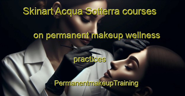 Skinart Acqua Sotterra courses on permanent makeup wellness practices | #PermanentmakeupTraining #PermanentmakeupClasses #SkinartTraining-Italy