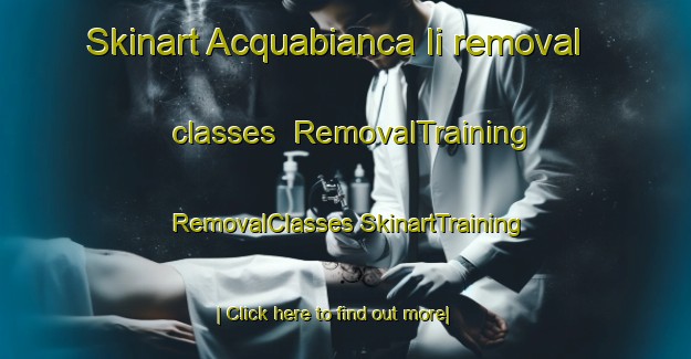 Skinart Acquabianca Ii removal classes | #RemovalTraining #RemovalClasses #SkinartTraining-Italy