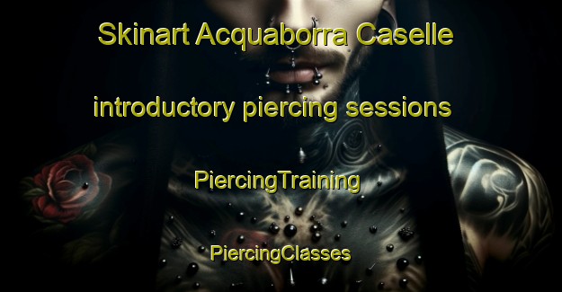 Skinart Acquaborra Caselle introductory piercing sessions | #PiercingTraining #PiercingClasses #SkinartTraining-Italy