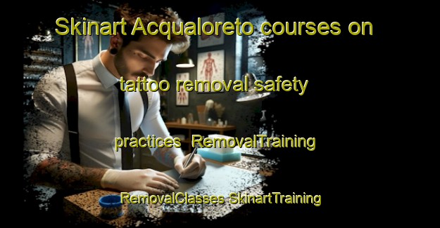 Skinart Acqualoreto courses on tattoo removal safety practices | #RemovalTraining #RemovalClasses #SkinartTraining-Italy