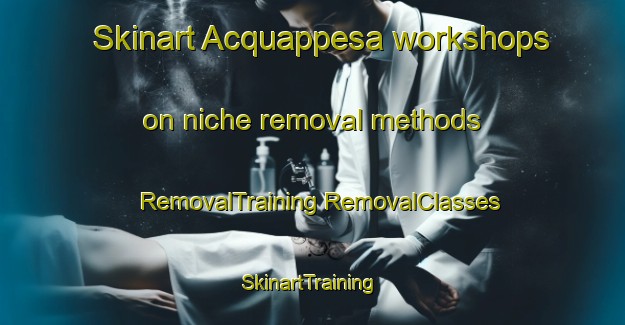 Skinart Acquappesa workshops on niche removal methods | #RemovalTraining #RemovalClasses #SkinartTraining-Italy