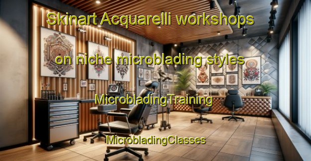 Skinart Acquarelli workshops on niche microblading styles | #MicrobladingTraining #MicrobladingClasses #SkinartTraining-Italy