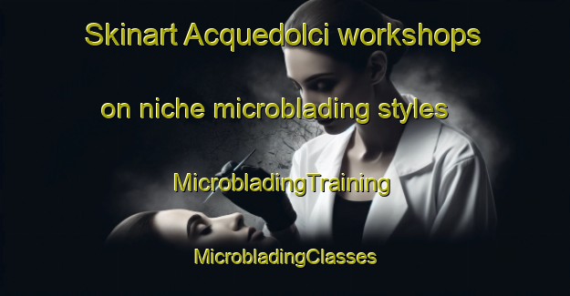 Skinart Acquedolci workshops on niche microblading styles | #MicrobladingTraining #MicrobladingClasses #SkinartTraining-Italy