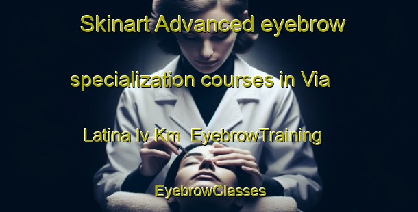 Skinart Advanced eyebrow specialization courses in Via Latina Iv Km | EyebrowTraining | EyebrowClasses | SkinartTraining-Italy
