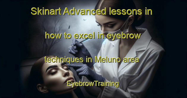 Skinart Advanced lessons in how to excel in eyebrow techniques in Meluno area | EyebrowTraining | EyebrowClasses | SkinartTraining-Italy