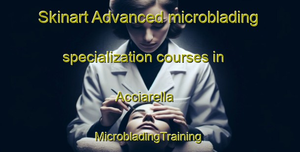 Skinart Advanced microblading specialization courses in Acciarella | #MicrobladingTraining #MicrobladingClasses #SkinartTraining-Italy