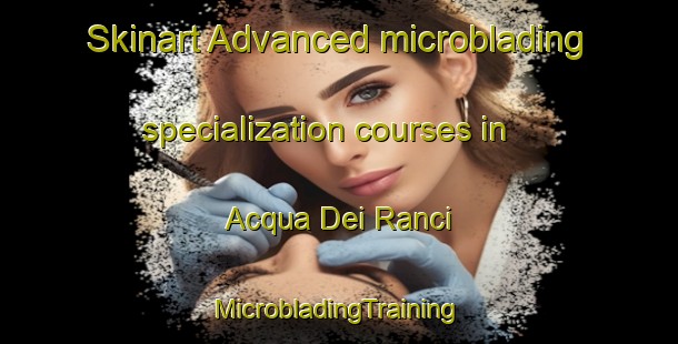 Skinart Advanced microblading specialization courses in Acqua Dei Ranci | #MicrobladingTraining #MicrobladingClasses #SkinartTraining-Italy