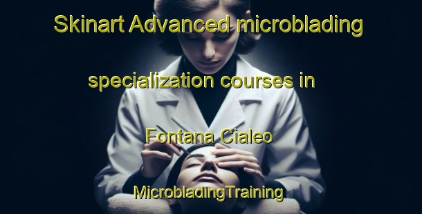 Skinart Advanced microblading specialization courses in Fontana Cialeo | #MicrobladingTraining #MicrobladingClasses #SkinartTraining-Italy