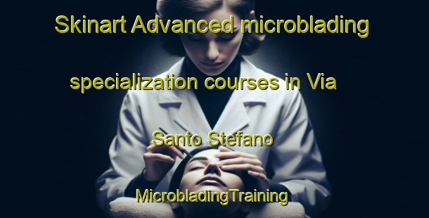 Skinart Advanced microblading specialization courses in Via Santo Stefano | #MicrobladingTraining #MicrobladingClasses #SkinartTraining-Italy