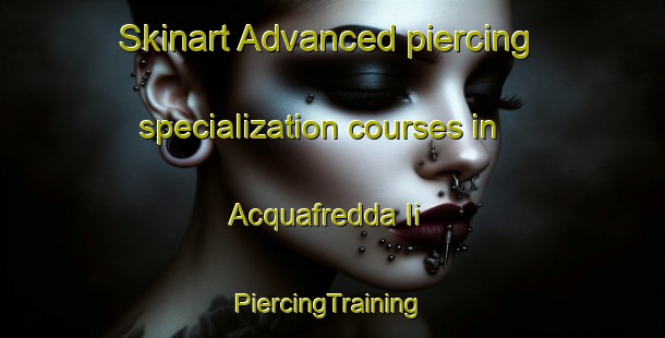 Skinart Advanced piercing specialization courses in Acquafredda Ii | #PiercingTraining #PiercingClasses #SkinartTraining-Italy