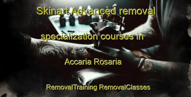 Skinart Advanced removal specialization courses in Accaria Rosaria | #RemovalTraining #RemovalClasses #SkinartTraining-Italy