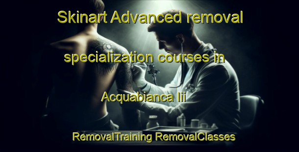 Skinart Advanced removal specialization courses in Acquabianca Iii | #RemovalTraining #RemovalClasses #SkinartTraining-Italy