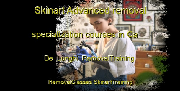 Skinart Advanced removal specialization courses in Ca  De  Lunghi | #RemovalTraining #RemovalClasses #SkinartTraining-Italy