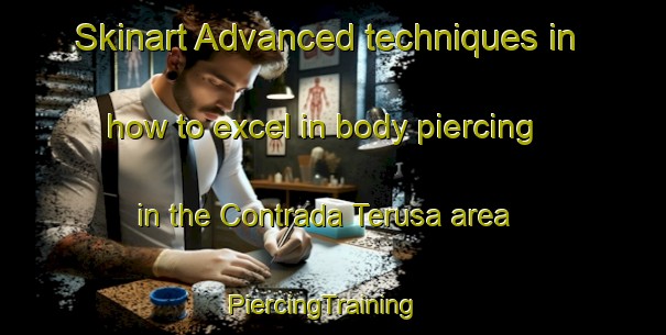 Skinart Advanced techniques in how to excel in body piercing in the Contrada Terusa area | PiercingTraining | PiercingClasses | SkinartTraining-Italy