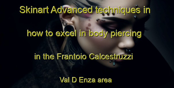 Skinart Advanced techniques in how to excel in body piercing in the Frantoio Calcestruzzi Val D Enza area | PiercingTraining | PiercingClasses | SkinartTraining-Italy