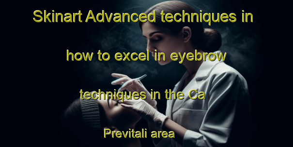 Skinart Advanced techniques in how to excel in eyebrow techniques in the Ca  Previtali area | EyebrowTraining | EyebrowClasses | SkinartTraining-Italy