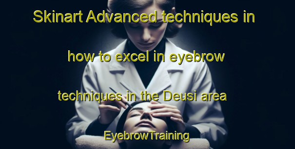 Skinart Advanced techniques in how to excel in eyebrow techniques in the Deusi area | EyebrowTraining | EyebrowClasses | SkinartTraining-Italy