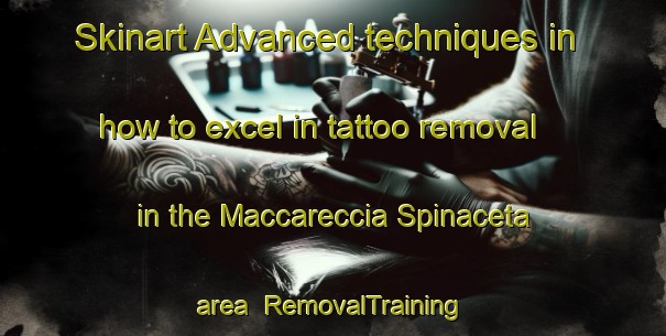 Skinart Advanced techniques in how to excel in tattoo removal in the Maccareccia Spinaceta area | RemovalTraining | RemovalClasses | SkinartTraining-Italy