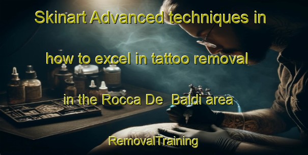 Skinart Advanced techniques in how to excel in tattoo removal in the Rocca De  Baldi area | RemovalTraining | RemovalClasses | SkinartTraining-Italy