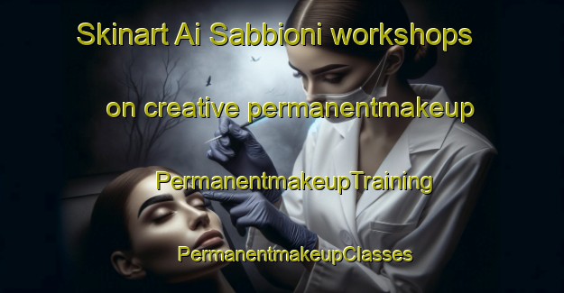 Skinart Ai Sabbioni workshops on creative permanentmakeup | #PermanentmakeupTraining #PermanentmakeupClasses #SkinartTraining-Italy