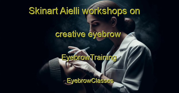 Skinart Aielli workshops on creative eyebrow | EyebrowTraining | EyebrowClasses | SkinartTraining-Italy