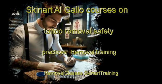 Skinart Al Gallo courses on tattoo removal safety practices | #RemovalTraining #RemovalClasses #SkinartTraining-Italy