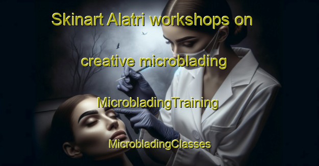 Skinart Alatri workshops on creative microblading | #MicrobladingTraining #MicrobladingClasses #SkinartTraining-Italy