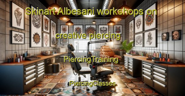 Skinart Albesani workshops on creative piercing | #PiercingTraining #PiercingClasses #SkinartTraining-Italy