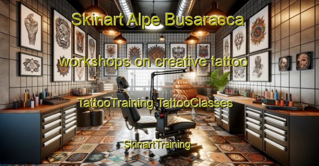 Skinart Alpe Busarasca workshops on creative tattoo | #TattooTraining #TattooClasses #SkinartTraining-Italy