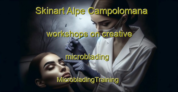 Skinart Alpe Campolomana workshops on creative microblading | #MicrobladingTraining #MicrobladingClasses #SkinartTraining-Italy