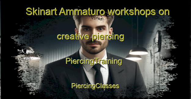 Skinart Ammaturo workshops on creative piercing | #PiercingTraining #PiercingClasses #SkinartTraining-Italy