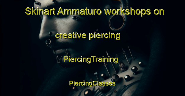 Skinart Ammaturo workshops on creative piercing | #PiercingTraining #PiercingClasses #SkinartTraining-Italy