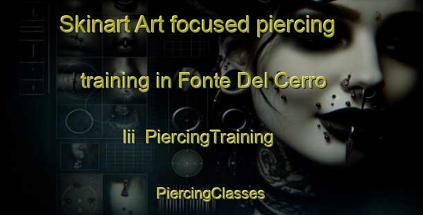 Skinart Art-focused piercing training in Fonte Del Cerro Iii | #PiercingTraining #PiercingClasses #SkinartTraining-Italy