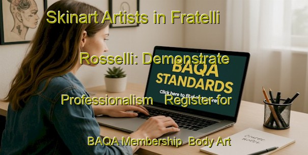 Skinart Artists in Fratelli Rosselli: Demonstrate Professionalism - Register for BAQA Membership | Body Art Qualification Authority | BAQA-Italy