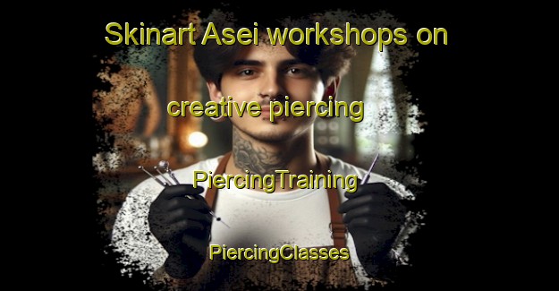 Skinart Asei workshops on creative piercing | #PiercingTraining #PiercingClasses #SkinartTraining-Italy