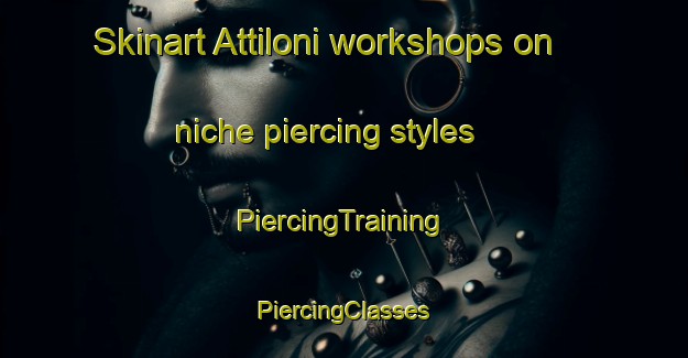 Skinart Attiloni workshops on niche piercing styles | #PiercingTraining #PiercingClasses #SkinartTraining-Italy