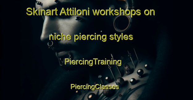 Skinart Attiloni workshops on niche piercing styles | PiercingTraining | PiercingClasses | SkinartTraining-Italy