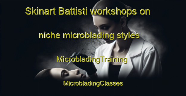 Skinart Battisti workshops on niche microblading styles | #MicrobladingTraining #MicrobladingClasses #SkinartTraining-Italy