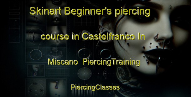 Skinart Beginner's piercing course in Castelfranco In Miscano | #PiercingTraining #PiercingClasses #SkinartTraining-Italy