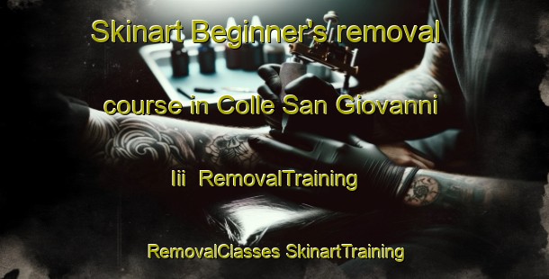 Skinart Beginner's removal course in Colle San Giovanni Iii | #RemovalTraining #RemovalClasses #SkinartTraining-Italy