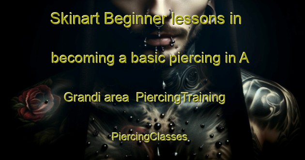 Skinart Beginner lessons in becoming a basic piercing in A Grandi area | PiercingTraining | PiercingClasses | SkinartTraining-Italy
