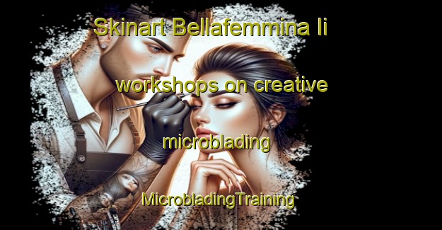 Skinart Bellafemmina Ii workshops on creative microblading | #MicrobladingTraining #MicrobladingClasses #SkinartTraining-Italy